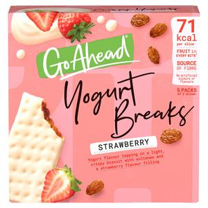 Go Ahead! Go Ahead Yogurt Breaks Strawberry Biscuit Bars (5x35.5g)