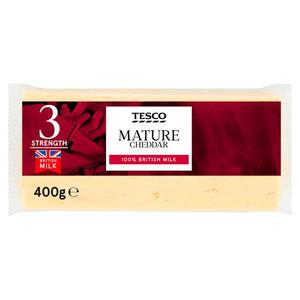 Tesco Mature Cheddar 400G