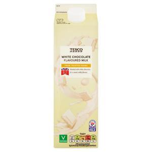 Tesco White Chocolate Flavoured Milk 1L