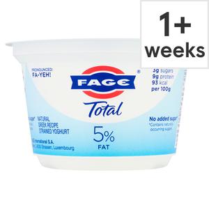 Fage Total 5% Fat Greek Recipe Yogurt 150G