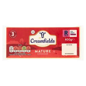 Creamfields Mature White Cheddar 400G