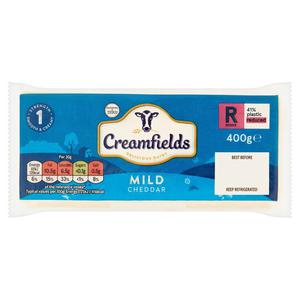 Creamfields Mild White Cheddar 400G