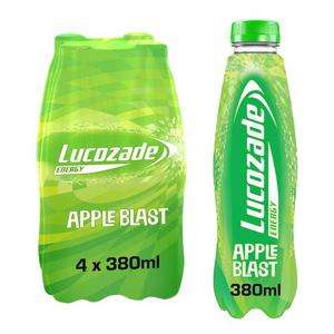 Lucozade Energy Apple Blast 4X380ml