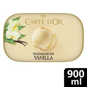 Carte D'or Madagascan Vanilla Ice Cream 900Ml