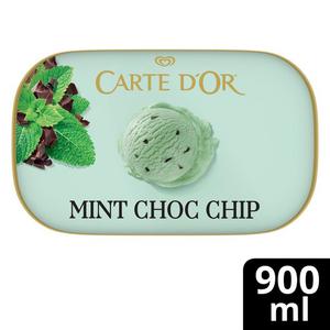 Carte D'or Mint Chocolate Chip Ice Cream 900Ml