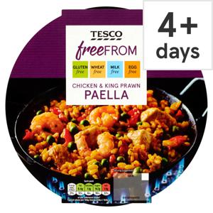 Tesco Free From Chicken & King Prawn Paella 400G