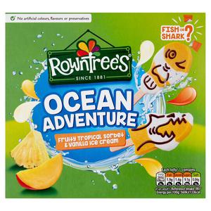 Rowntrees Rowntree's Ocean Adventure Ice Cream Tropical 5 X60ml