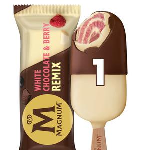 Magnum White Chocolate & Berry Remix Ice Cream 85Ml