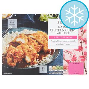 Tesco Katsu Chicken Curry With Rice 400G