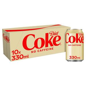 Diet Coke Caffeine Free 10 X 330Ml