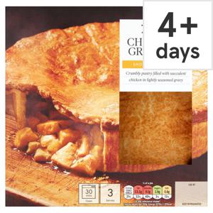 Tesco Chicken & Gravy Shortcrust Pastry Pie 500G