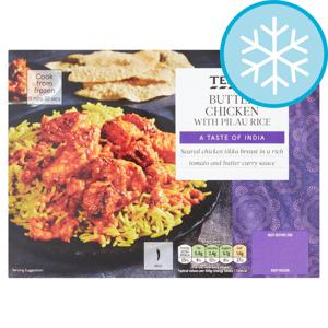 Tesco Butter Chicken Curry With Pilau Rice 400G