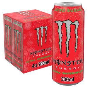 Monster Energy Ultra Watermelon Drink 500Ml X 4