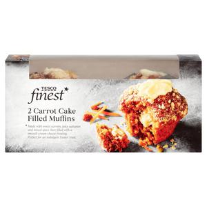 Tesco Finest Carrot Cake Muffins 2 Pack