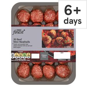 Tesco Finest 20 Mini Meatballs 336G