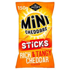 Jacob's Mini Cheddars Sticks Cheddar 150G