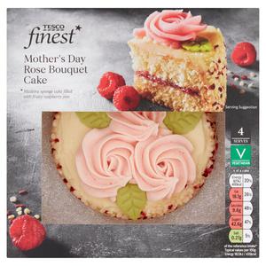 Tesco Finest Mothers Day Rose Bouquet Cake