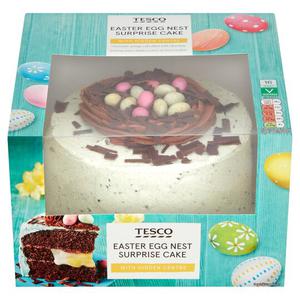 Tesco Easter Egg Nest Surprise Cake