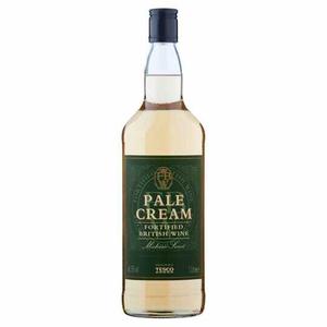 Tesco Pale Cream Fortified British Wine 1L.