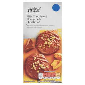 Tesco Finest Chocolate & Honeycomb Shortbread 150G