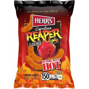 Herr's Carolina Reaper Cheese Curls Chips 28 g