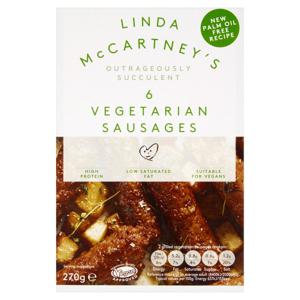 Linda McCartney's 6 Vegetarian Sausages 270g