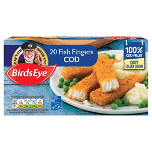 Birds Eye 20 Cod Fish Fingers 560g