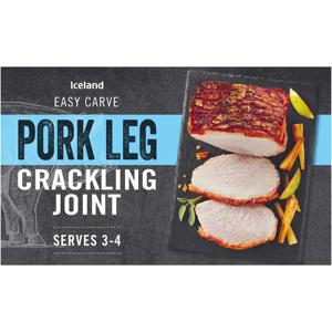 Iceland Pork Leg Crackling Joint 600g