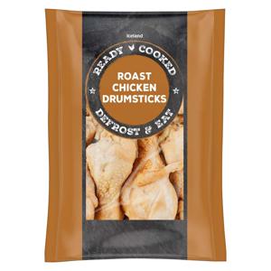 Iceland Ready Cooked Roast Chicken Drumsticks 700g