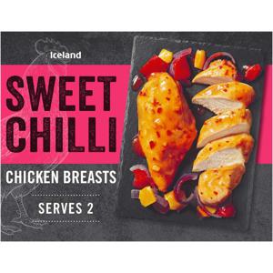 Iceland Sweet Chilli Chicken Breasts 400g