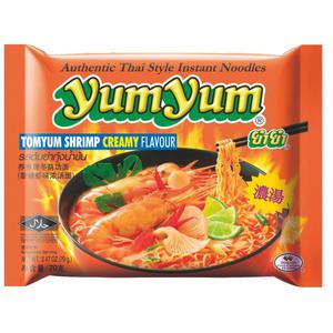 Yum Yum Instant Tom Yum Shrimp Creamy Noodles 70 GR