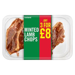 Iceland Minted Lamb Chops 370g