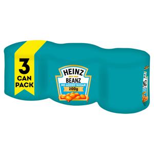 Heinz No Added Sugar Beanz 3 x 200g