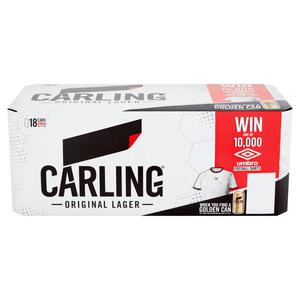 Carling Original Lager Beer 18 x 440ml