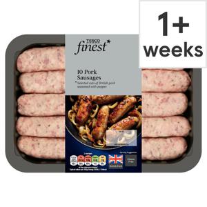 Tesco Finest 10 Pork Sausages 667G