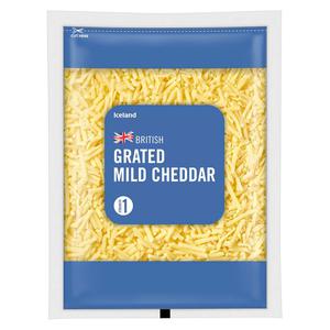 Iceland Grated Mild Cheddar 250g