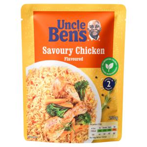 Uncle Bens Savoury Chicken Microwave Rice 250g