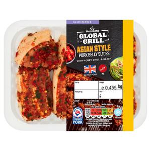 Morrisons Honey Chilli & Garlic Pork Belly Slices