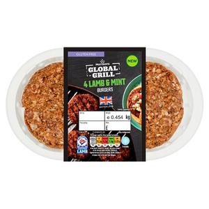 Morrisons British Lamb And Mint Burgers