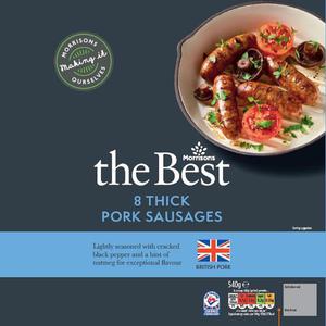 Morrisons The Best Pork Sausages