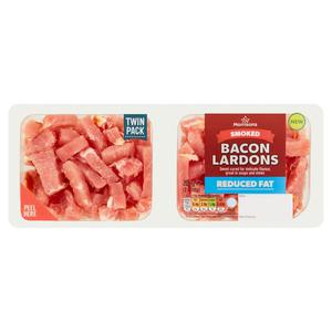 Morrisons Reduced Fat Smoked Lardons Twin Pack