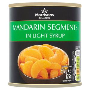 Morrisons Mandarins In Syrup (312g)