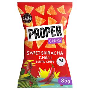 Properchips Sweet Sriracha Chilli Lentil Chips