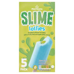 Morrisons 5 Slime Lollies