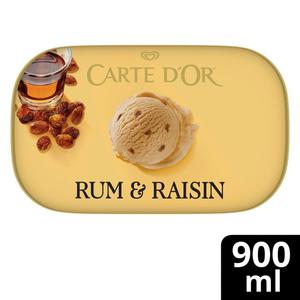 Morrisons Carte D'or Rum & Raisin Ice Cream