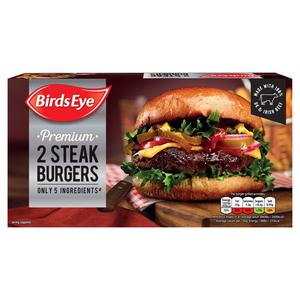 Morrisons Birds Eye Inspirations 2 x 5oz Steak Burgers