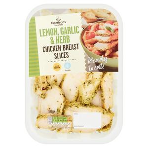 Morrisons Ready To Eat Lemon, Garlic & Herb Chicken Breast Slices