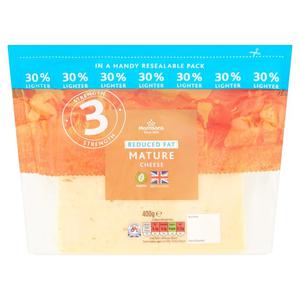 Morrisons 30% Lighter Mature Cheddar