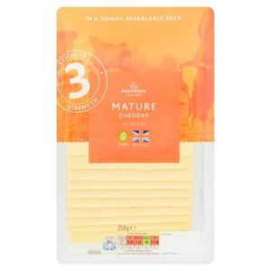 Morrisons Mature Cheddar 10 Slices