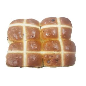 Morrisons The Best MORRISONS THE BEST 4 MOCHA HOT CROSS BUNS